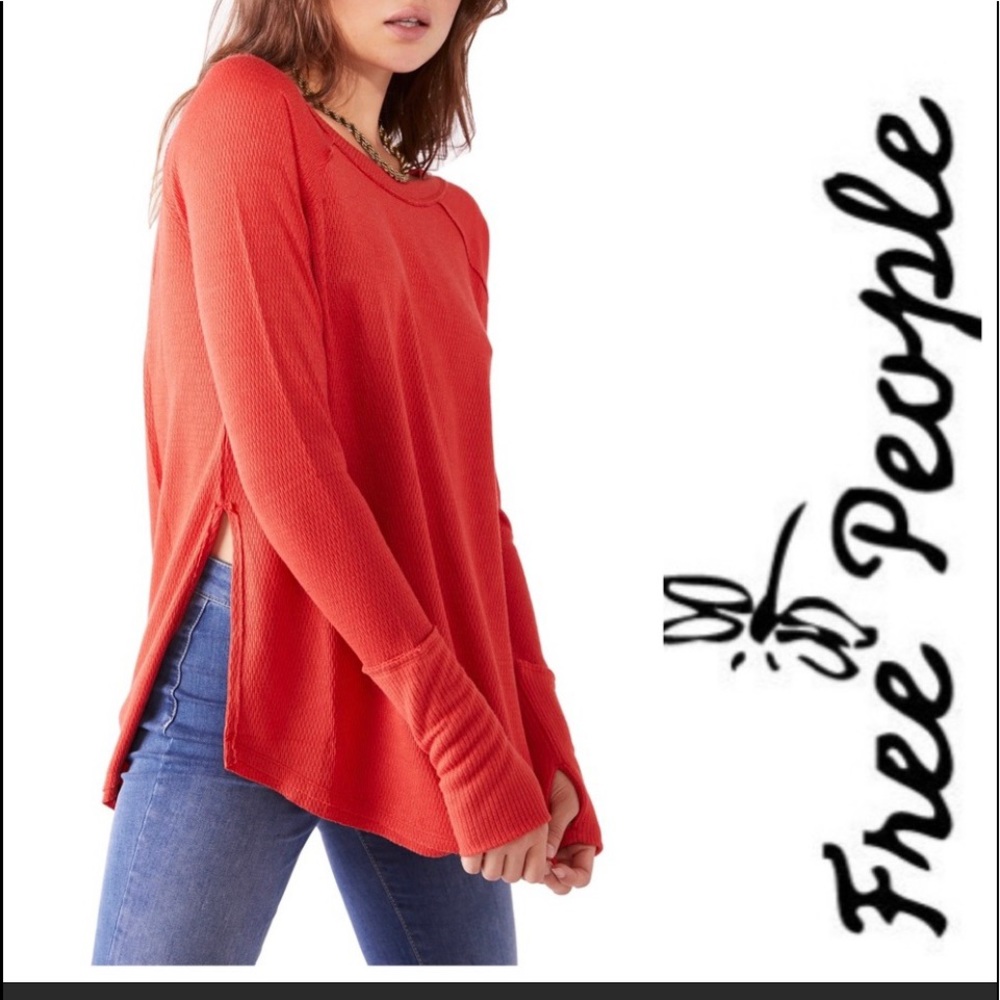 NWT Free People Snowy Thermal Tunic